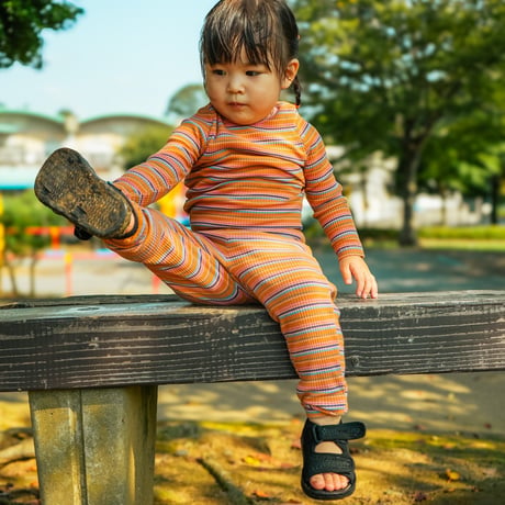 <120のみ>colorful border pants/House of Lili