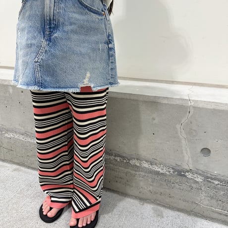 <子供用>Lili original border pants AYA×RIKU special edition / House of Lili
