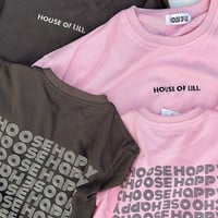 <ADULT> PINK  XLのみ CHOOSE HAPPY T-shirt /House of Lili