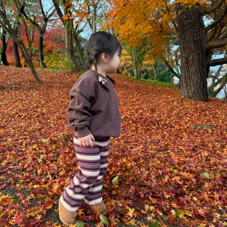 <110,120のみ>Lili original border pants / House of Lili