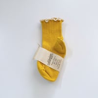 DelphineLettuce Trim Ribbed Socks