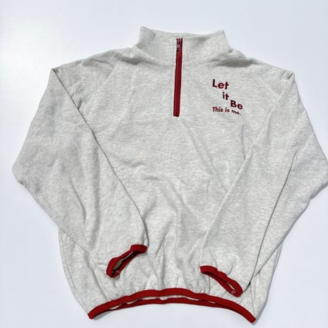 <Red Msize LAST1> halfzip pullover(for adult)/House of Lili