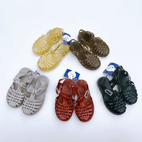 SUN sandals - Noir -Méduse