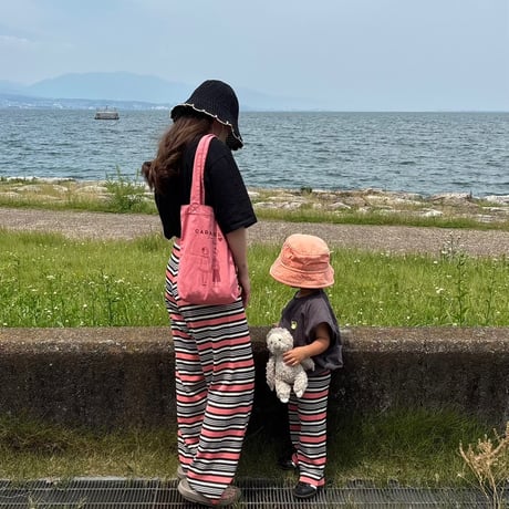 <子供用>Lili original border pants AYA×RIKU special edition / House of Lili