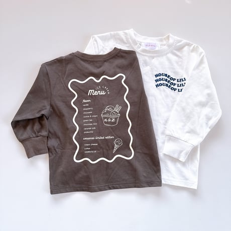 <KIDS>Favorite flavor Long sleeve T-shirt / House of Lili