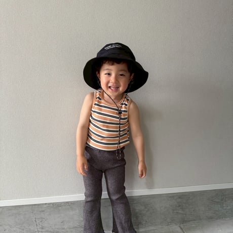 multi border tank top / House of Lili