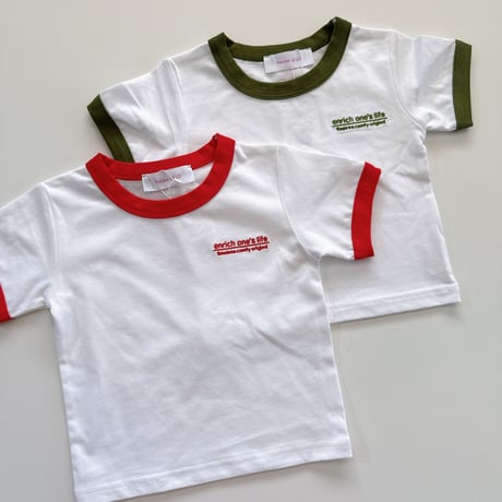 <KIDS>Ringer T- shirt /House  of Lili