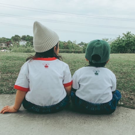 <KIDS>Ringer T- shirt /House  of Lili