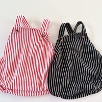 pile stripe romper / House of Lili