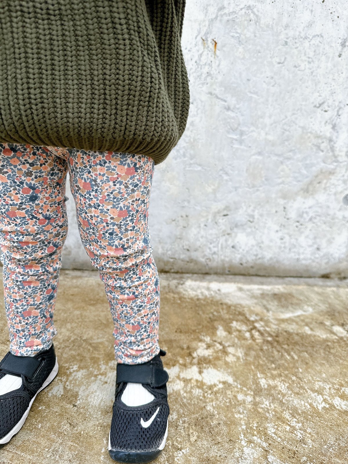 lovely littles/The Printed Legging - Autumn Floral