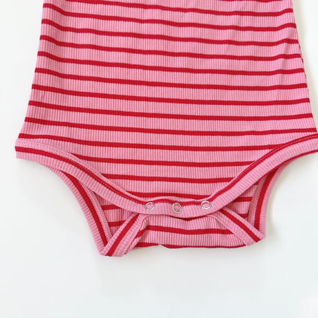 <pinkのみ>border romper / House of Lili