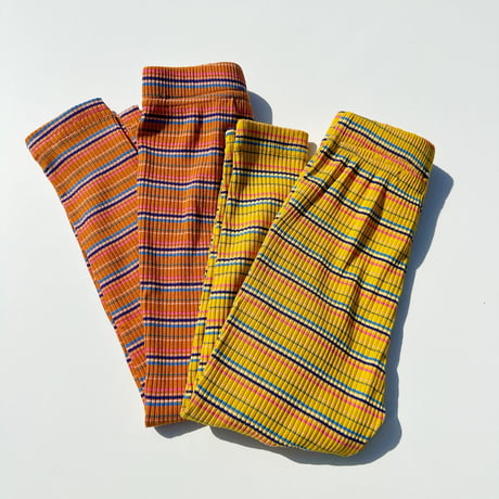 <110,120のみ>colorful border pants/House of Lili