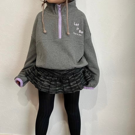 <140のみ> halfzip pullover(for kids) / Lili original