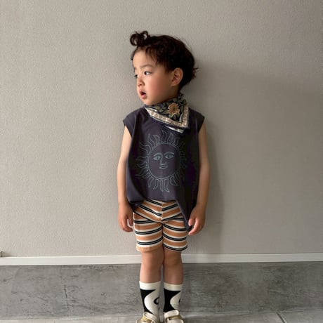 multi border biker shorty/ House of Lili