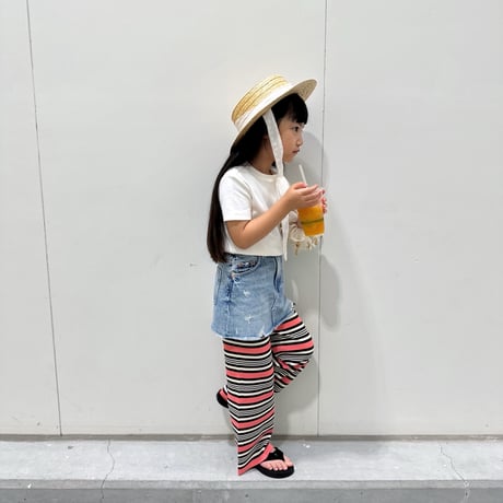 <子供用>Lili original border pants AYA×RIKU special edition / House of Lili