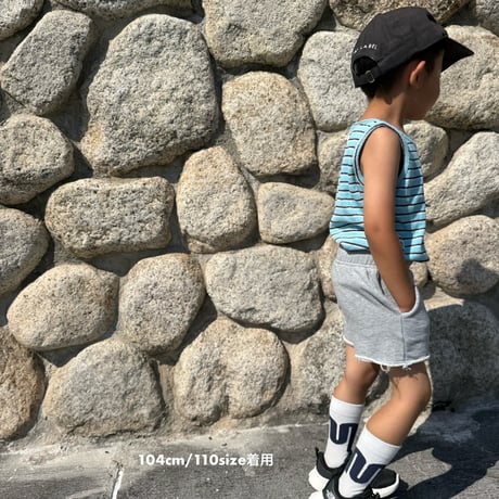 pile border tank / pile border pants / House of Lili