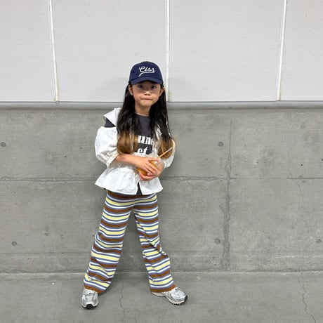 <子供用>Lili original border pants AYA×RIKU special edition / House of Lili