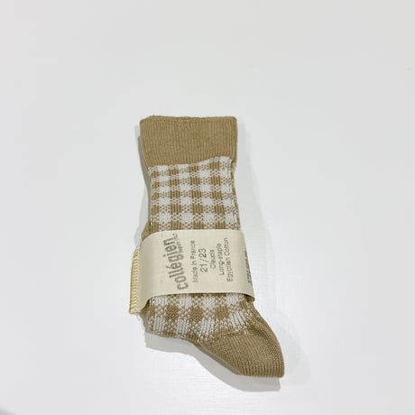 collegien/Claude-Gingham Knee-high Socks