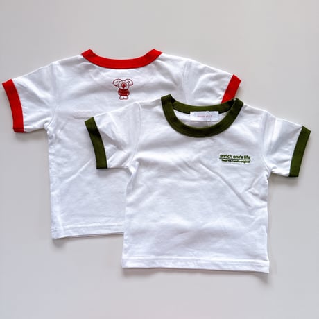 <KIDS>Ringer T- shirt /House  of Lili