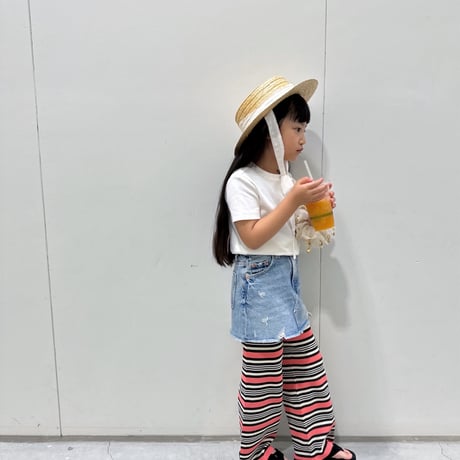 <子供用>Lili original border pants AYA×RIKU special edition / House of Lili