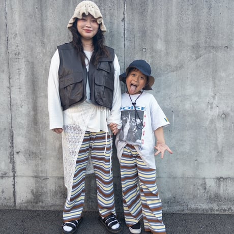 <大人用>Lili original border pants AYA×RIKU special edition / House of Lili