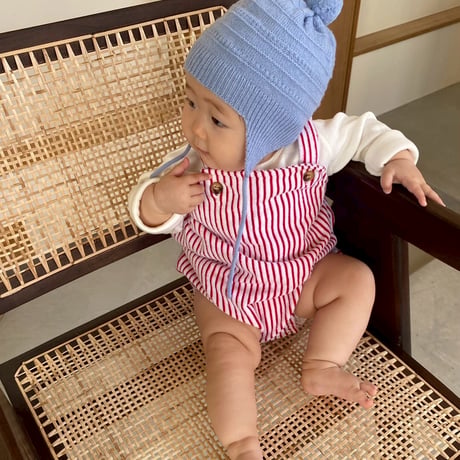 pile stripe romper / House of Lili