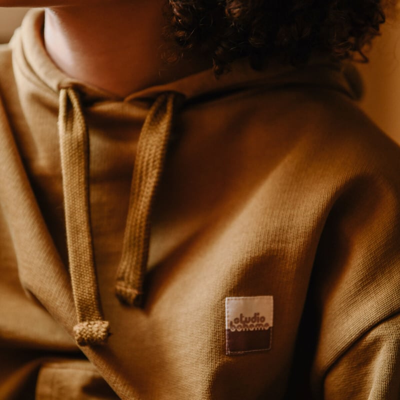COTTON FLEECE HOODIE/studio boheme paris | Hous 