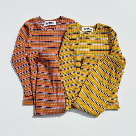 <120のみ>colorful border pants/House of Lili