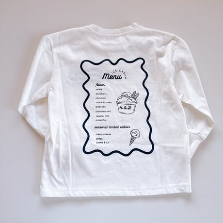 <KIDS>Favorite flavor Long sleeve T-shirt / House of Lili