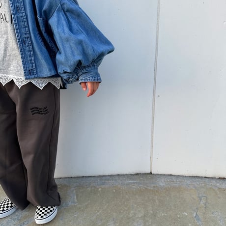 Lili original cutoff wide pants (kids) / House of Lili