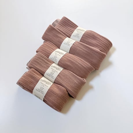 collegien/Louise - Ribbed Tights-praliné