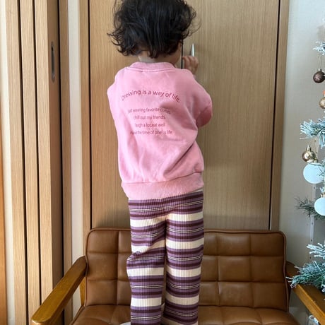 <110,120のみ>Lili original border pants / House of Lili