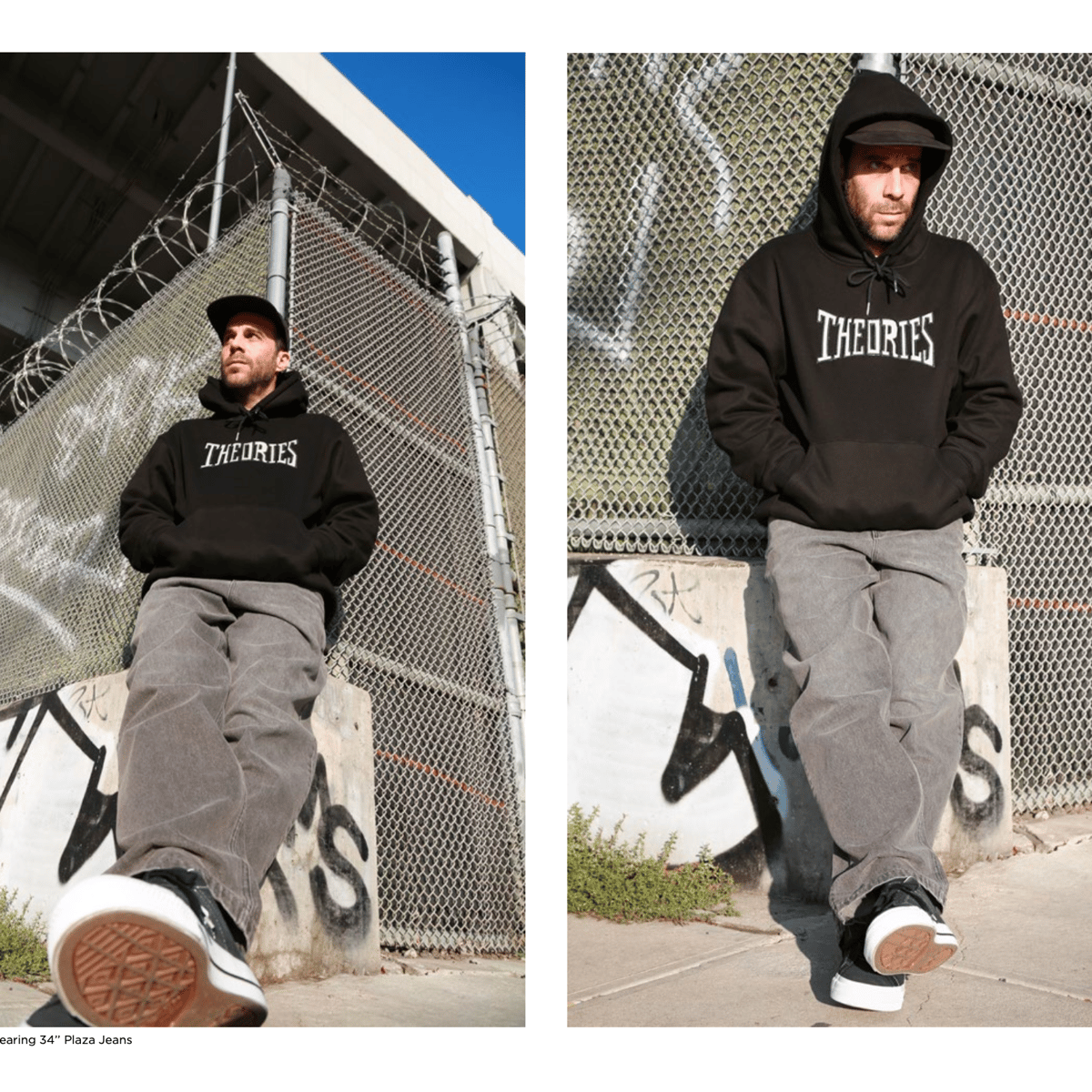 THEORIES PLAZA JEANS WASHED GREY | SPOT skatebo