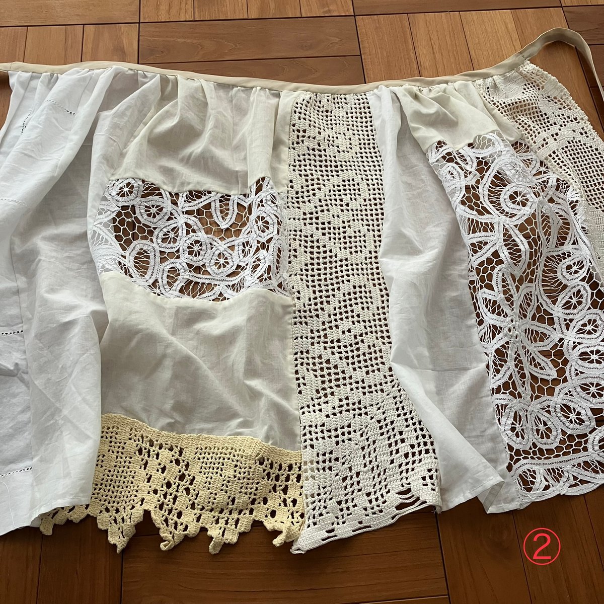 古着 ビンテージ レース 編み フランジ ブランケット 属する 古着 ビンテージ レース 編み フランジ ブランケット 属する