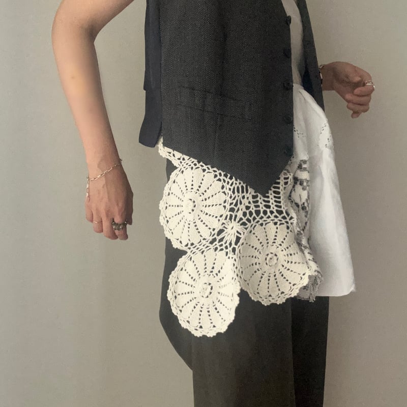 ヴィンテージレースリメイクラップスカート② | 58knit