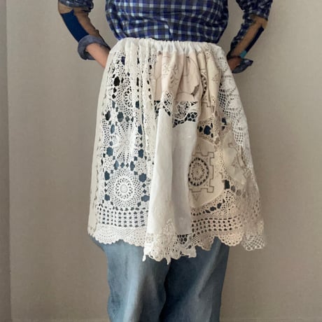 新品 定価66000円 ウィムガゼット 24ss レース 刺繍 巻き スカート