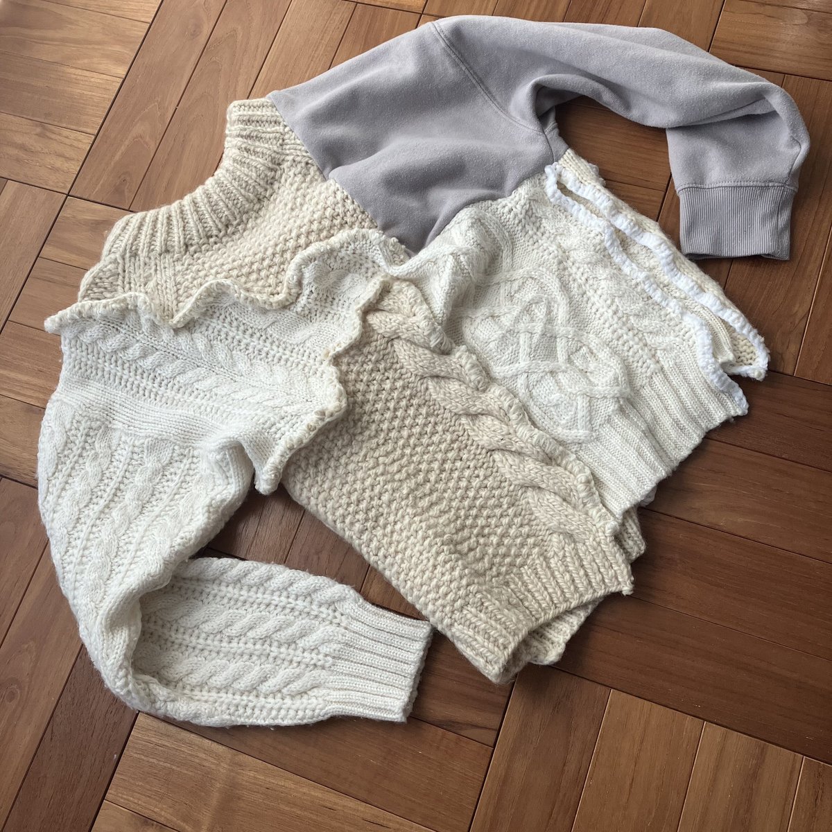 リメイクパッチワークニット② | 58knit リメイクパッチワークニット② | 58knit