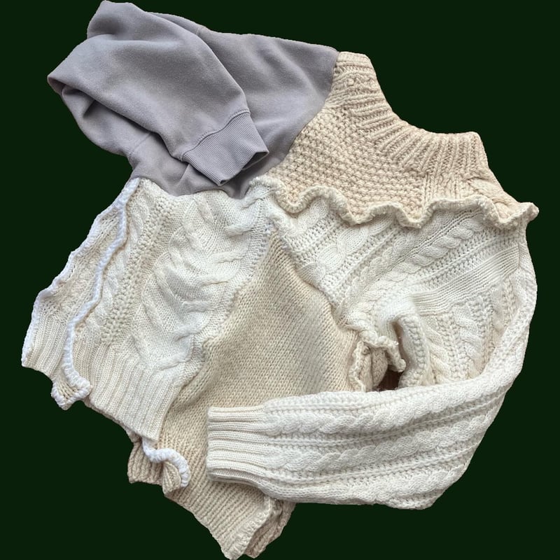 リメイクパッチワークニット② | 58knit リメイクパッチワークニット② | 58knit