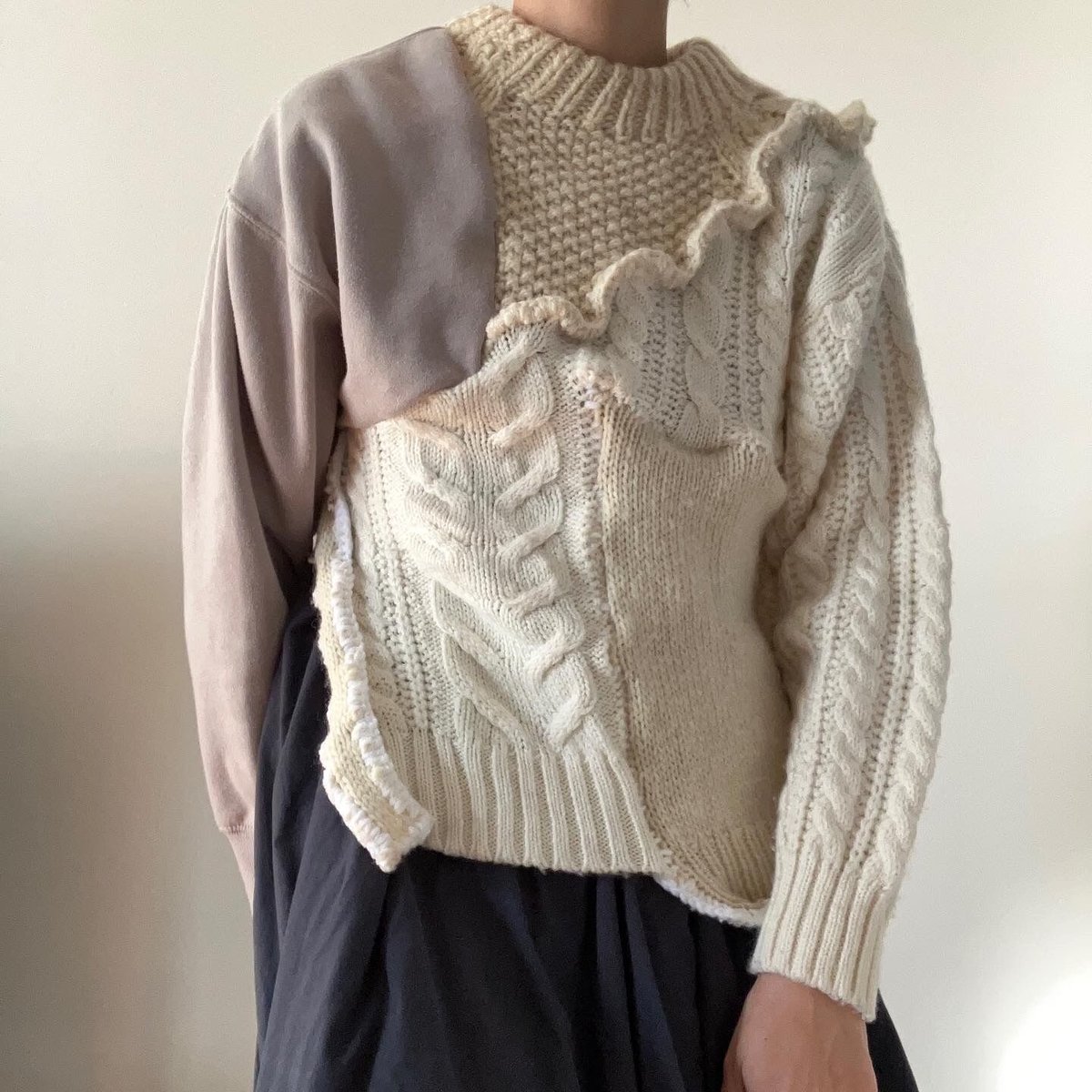 リメイクパッチワークニット② | 58knit リメイクパッチワークニット② | 58knit