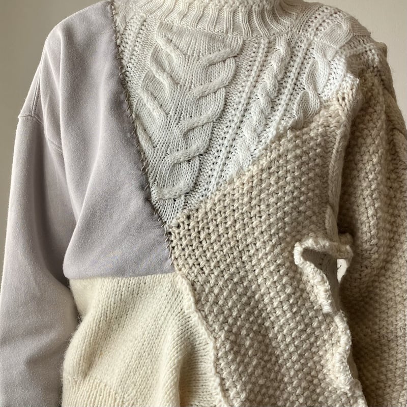 リメイクパッチワークニット① | 58knit リメイクパッチワークニット① | 58knit