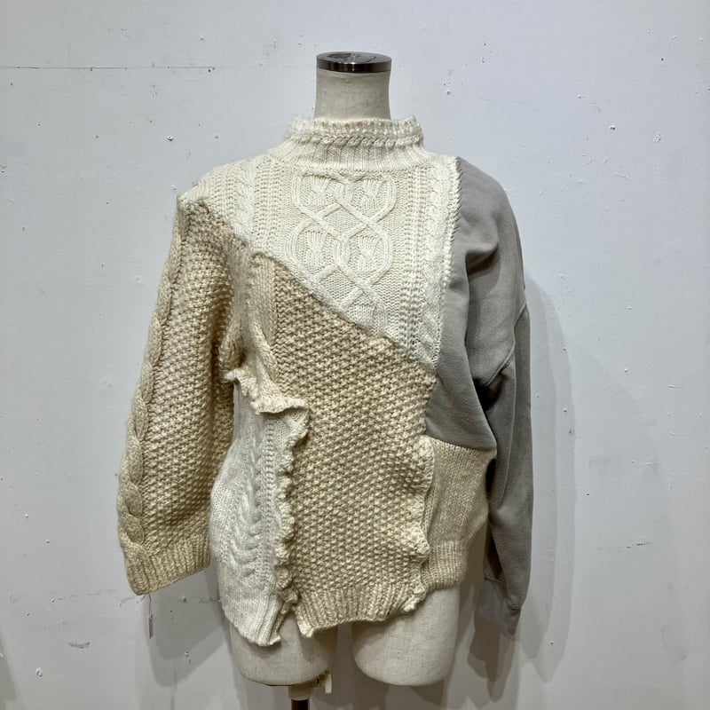 リメイクパッチワークニット① | 58knit