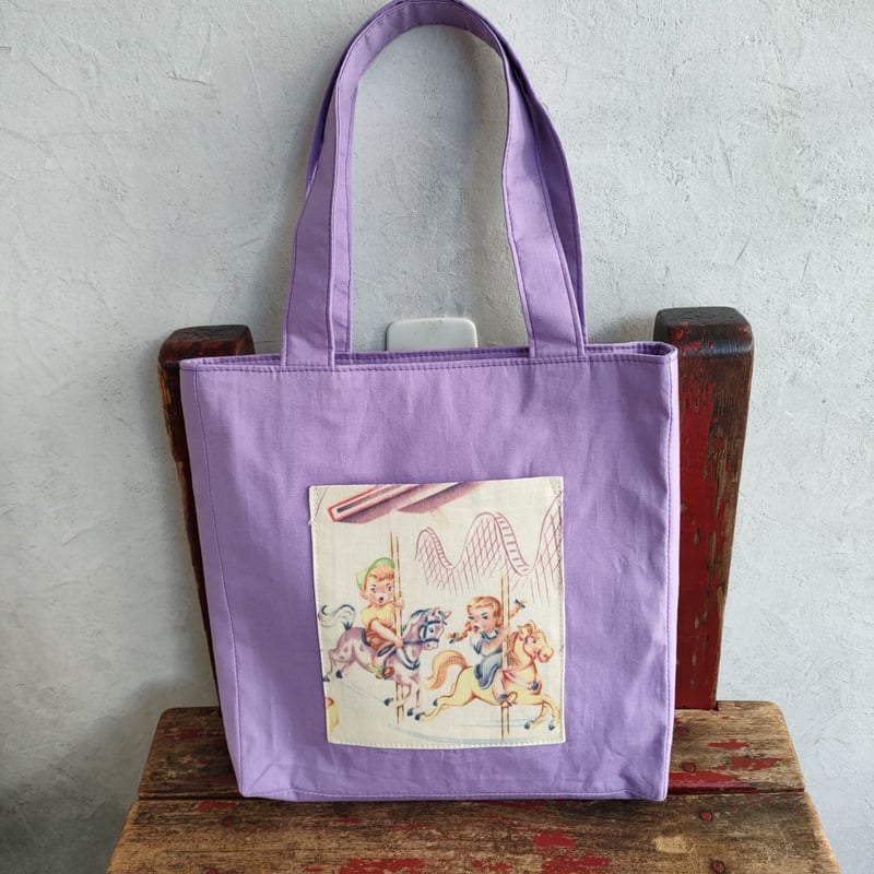 コラージュトートバッグ | 入学・入園のハンドメイド雑貨・子供服