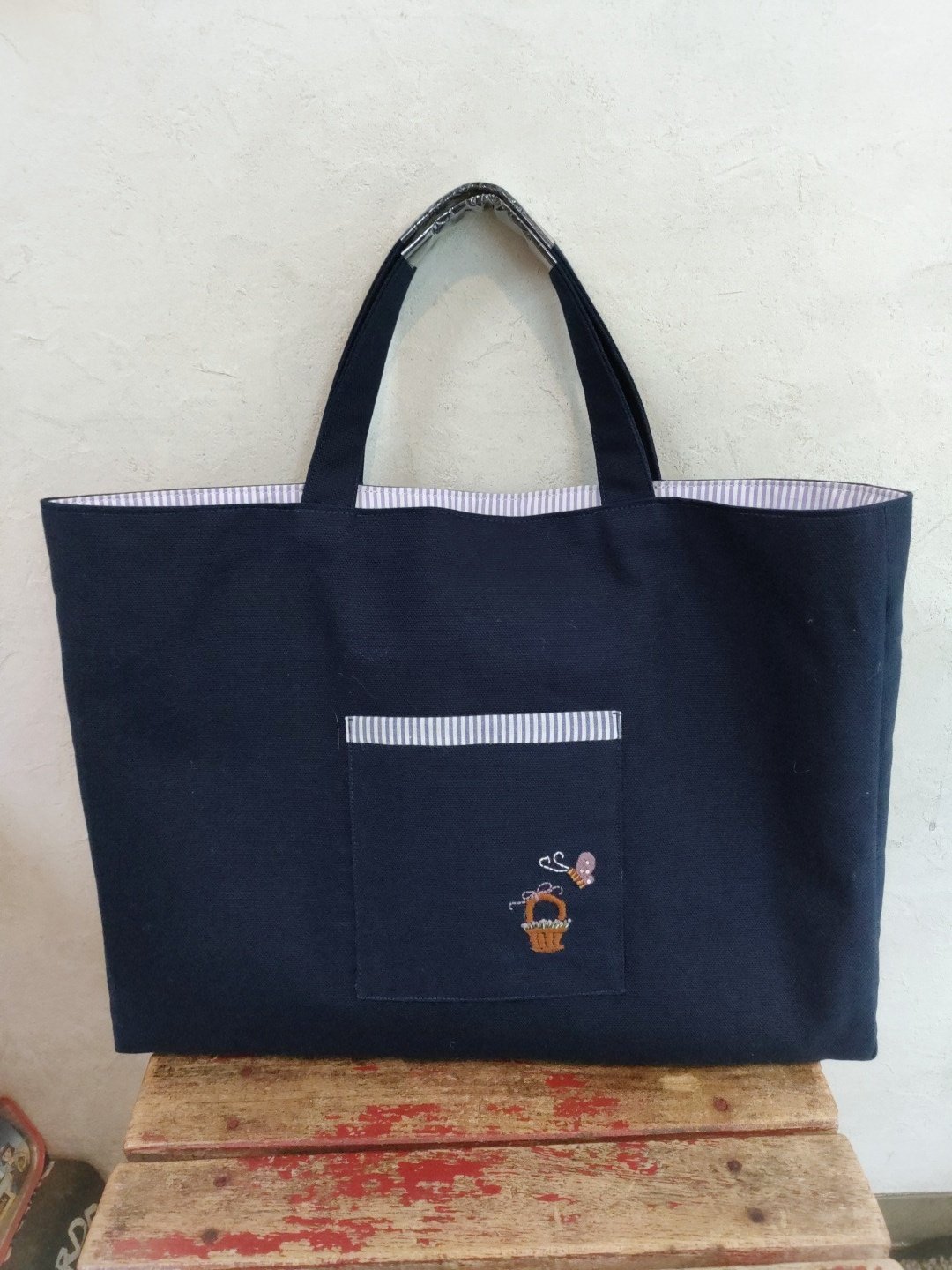 手刺繍レッスンバッグ フラワーガールズ | 入学・入園のハンドメイド