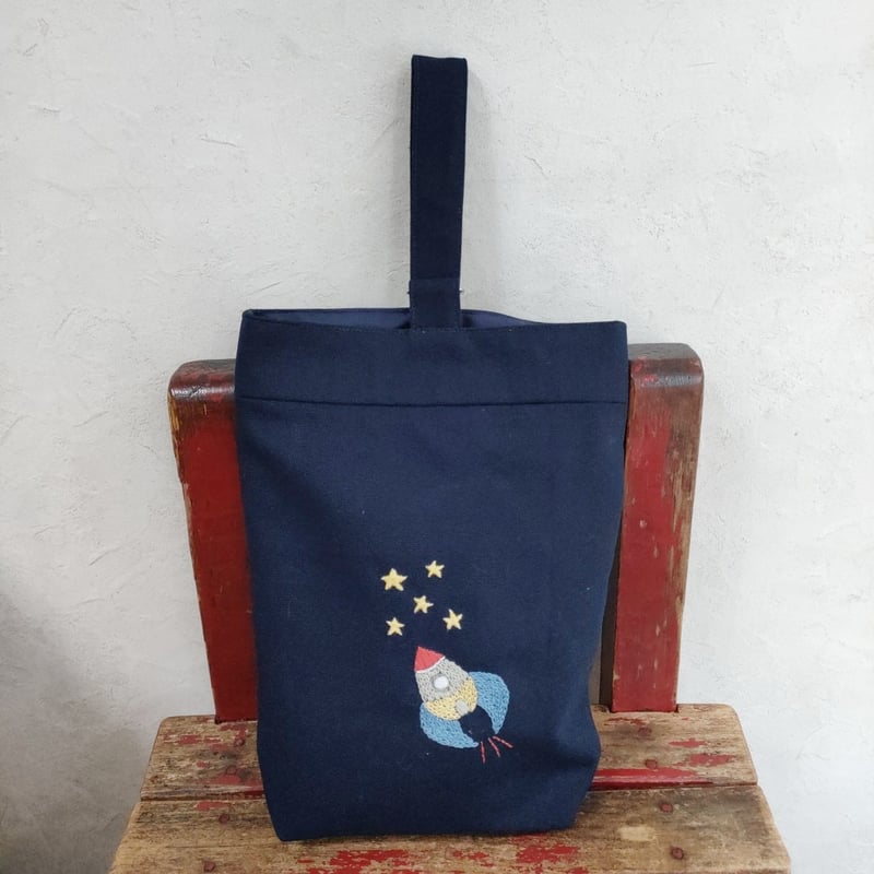 上靴袋 のりもの | 入学・入園のハンドメイド雑貨・子供服 - BABYBLUE