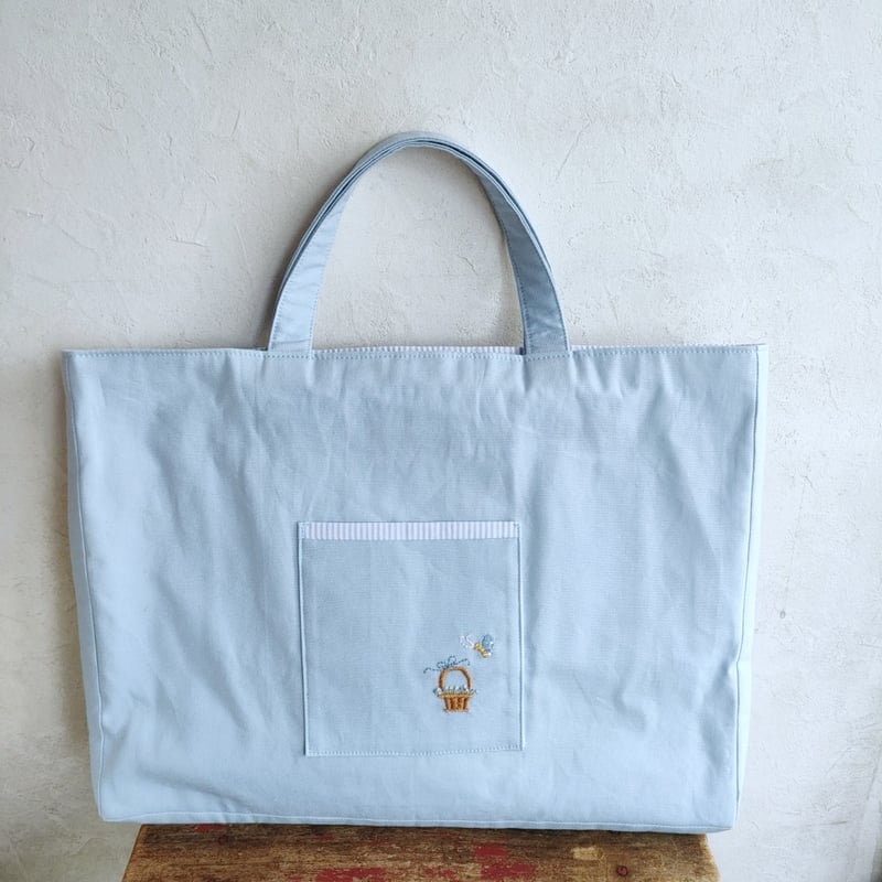 Mallow バイオリン 手刺繍 レッスンバッグ マスコットキー 親子 Mallow