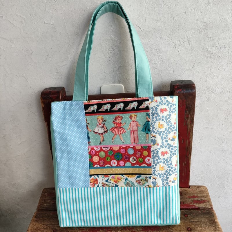 コラージュトートバッグ | 入学・入園のハンドメイド雑貨・子供服