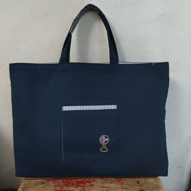 手刺繍レッスンバッグ 新柄のりものたち | 入学・入園のハンドメイド