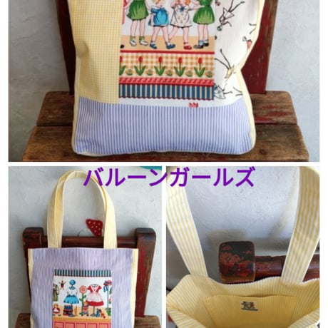 コラージュトートバッグ