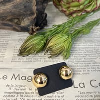GOLDボールピアス