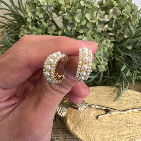 レースパールピアス